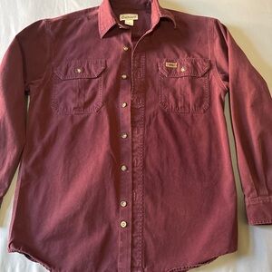 Carhartt Men's Deep Red Casual Shirt